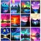 12 Pack Diamond Painting Kits for Adults 5D Diamond Art Kit Paint by Number for Beginners, DIY Paint with Round Full Drill Diamonds Paintings Gem Art for Home Wall Decor Gift (12X16 Inch